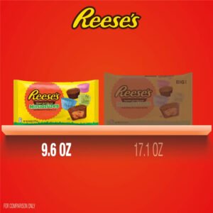 Miniatures Milk Chocolate Peanut Butter Cups Easter Candy, Bag 9.6 Oz - Brands For Less USA