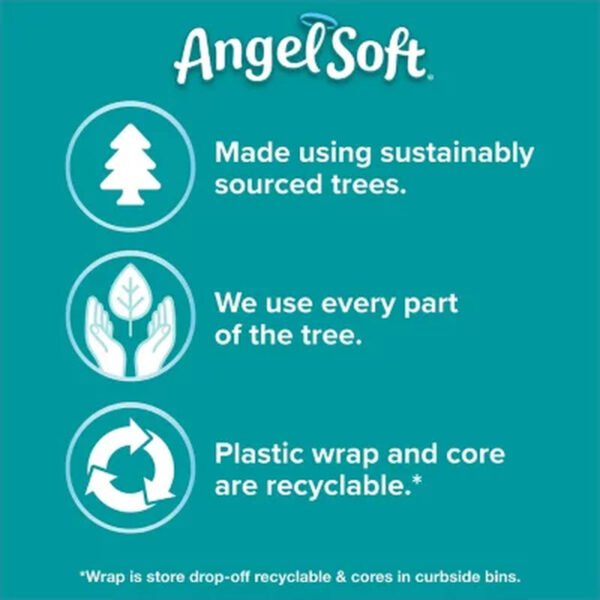 Angel Soft 2-Ply Toilet Paper (320 Sheets/Roll, 48 Mega Rolls) - Brands For Less USA
