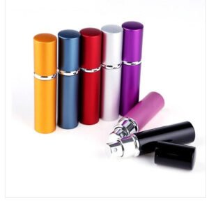 Portable Mini Refillable Perfume Atomizer, 10ml Empty Spray Bottles for Scent and Aftershave, Pack of 4, Ideal for Travel and On-the-Go Use