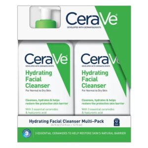 Cerave Hydrating Facial Cleanser, Normal to Dry Skin (12 Fl. Oz., 2 Pk.) - Brands For Less USA