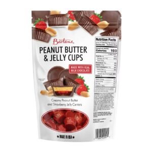 Barton's Milk Chocolate Peanut Butter and Jelly Cups, 20 oz.