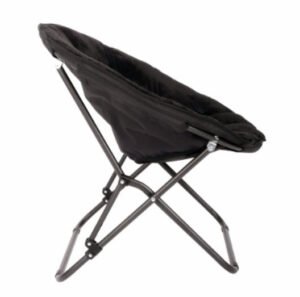 Mainstays Saucer Chair for Kids and Teens, Black