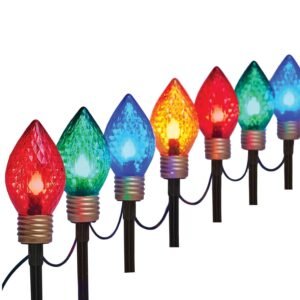 Member's Mark 12ct Jumbo Pathway LED Lights, 16.5' Lighted Length