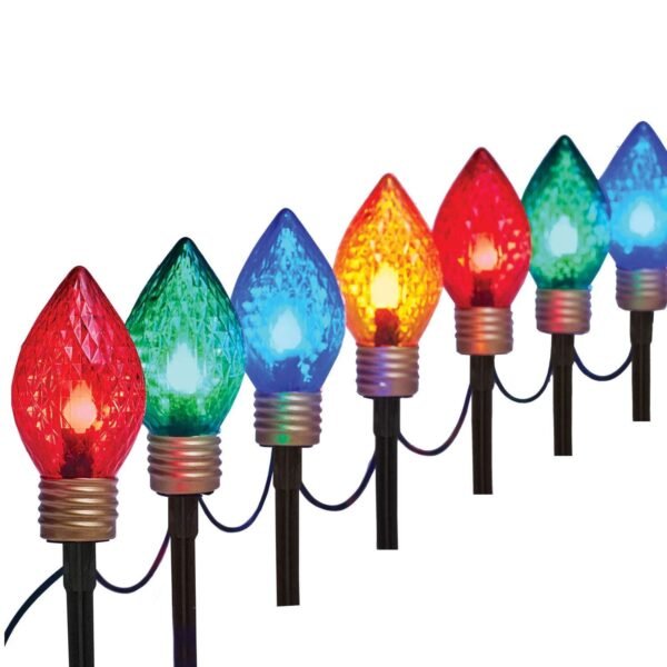 Member's Mark 12ct Jumbo Pathway LED Lights, 16.5' Lighted Length