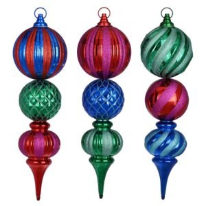Member's Mark Jumbo Pre-Lit Shatterproof Ornament Stake Lights, Set of 3