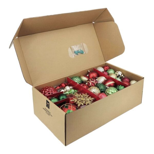 Member's Mark Shatterproof Ornament Collection, 76 pcs.
