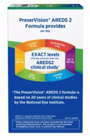 PreserVision AREDS 2 Eye Vitamin & Mineral with OCUSorb, Contains Lutein & Zeaxanthin, 140 Softgels