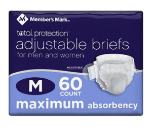 Member's Mark Total Protection Unisex Briefs - Choose Your Size