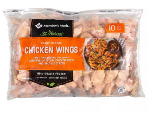 Member's Mark Ready to Cook Chicken Wings, Frozen 10 lbs.