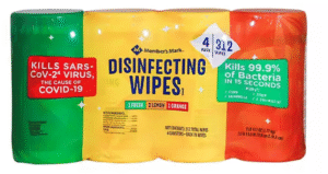 Member's Mark Disinfecting Wipes, Variety Pack 78 wipes/pk., 4 pk.