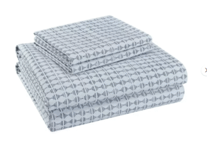 Hotel Style 800 Thread Count Cotton Rich Sateen Bed Sheet Set, Full, Blue, Set of 6