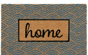 Home Décor Collection 18" x 30" Blue Home Doormat