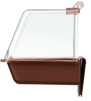Penn-Plax Clip-On Bird Bath Universal Clips 5.5 x 5.75 x 3.75 Inches