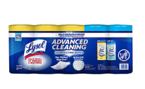 Lysol Advanced Cleaning Disinfecting Wipes Variety Pack, 360 ct.
