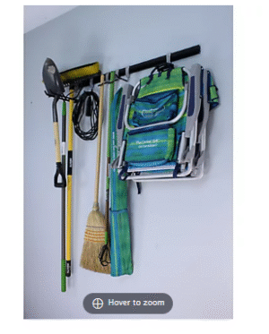 SafeRacks WallTrax Utility Storage Rail, 2 pk.