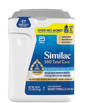 Similac 360 Total Care Infant Formula Powder (40 Oz.)