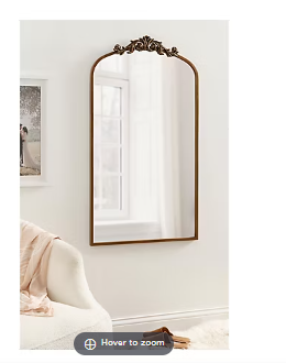 Kate and Laurel Arendahl Glam Arched Tall Panel Mirror - Gold