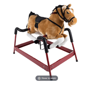 Toy Time Toy Time Plush Rocking Horse Ride-On