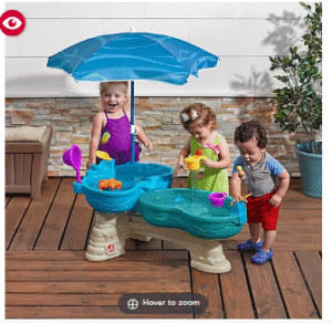 Step2 Spill and Splash Seaway Water Table with Umbrella