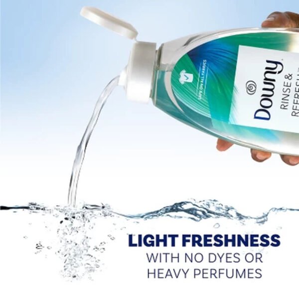 Downy Rinse & Refresh Laundry Odor Remover and Fabric Softener, Cool Cotton, (3 Pk., 76.5 Fl. Oz.) - Brands For Less USA