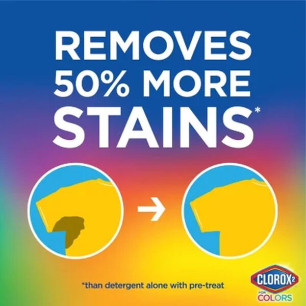 Clorox 2 for Colors - Max Performance Stain Remover and Color Brightener (112.75 Fl. Oz.) - Brands For Less USA