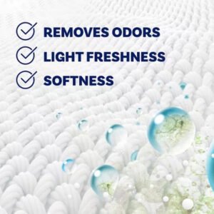 Downy Rinse & Refresh Laundry Odor Remover and Fabric Softener, Cool Cotton, (3 Pk., 76.5 Fl. Oz.) - Brands For Less USA