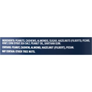 Honey Roasted Mixed Nuts, Party Snacks, Plant-Based Protein, 10 Oz Canister - Brands For Less USA
