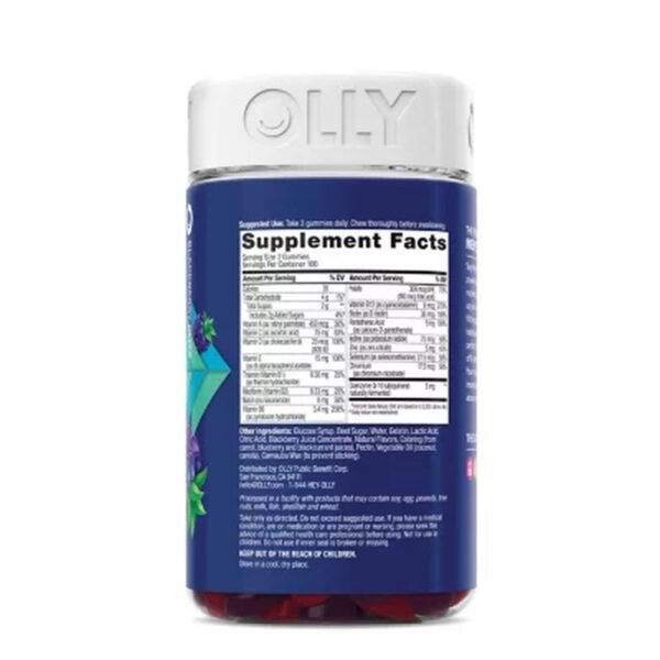 OLLY Men'S Multivitamin Gummy, Blackberry (200 Ct.) - Brands For Less USA