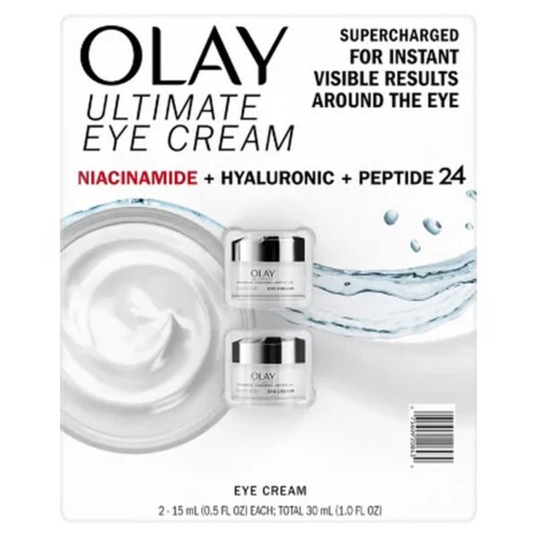 Olay Ultimate Niacinamide + Hyaluronic + Peptide Eye Cream (0.5 Fl. Oz., 2 Pk.) - Brands For Less USA