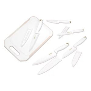 Cuisinart Advantage 11-Piece Ceramic Knife Set with Cutting Board, Assorted Colors