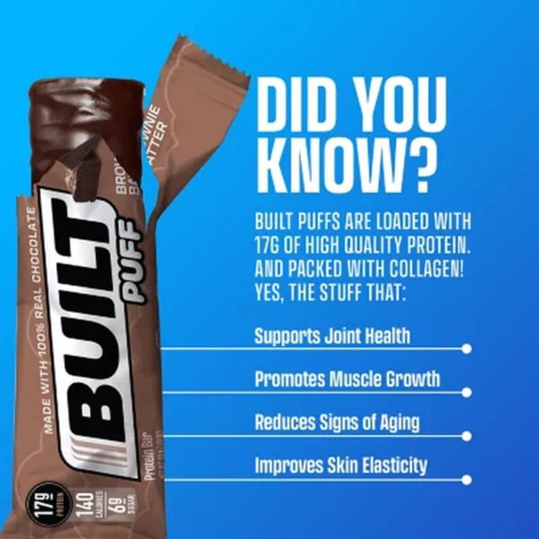 Built Bar Puff & Chunk Protein Bars, Variety Pack (13 Ct.) - Brands For Less USA