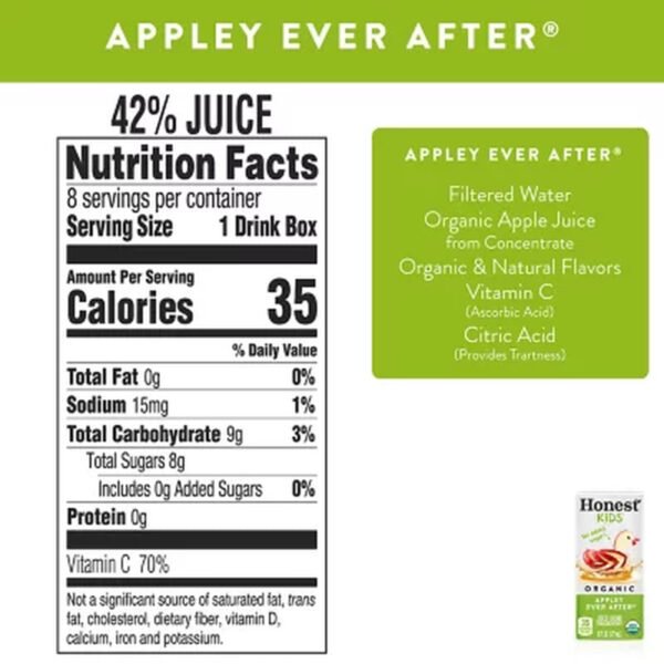 Honest Kids Organic Fruit Juice Drink Boxes Variety Pack (6 Oz., 40 Pk.)