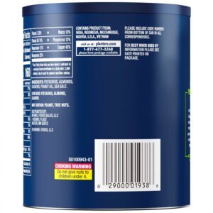 Deluxe Pistachio Mix, Party Snacks, Plant-Based Protein, 14.5 Oz Canister - Brands For Less USA